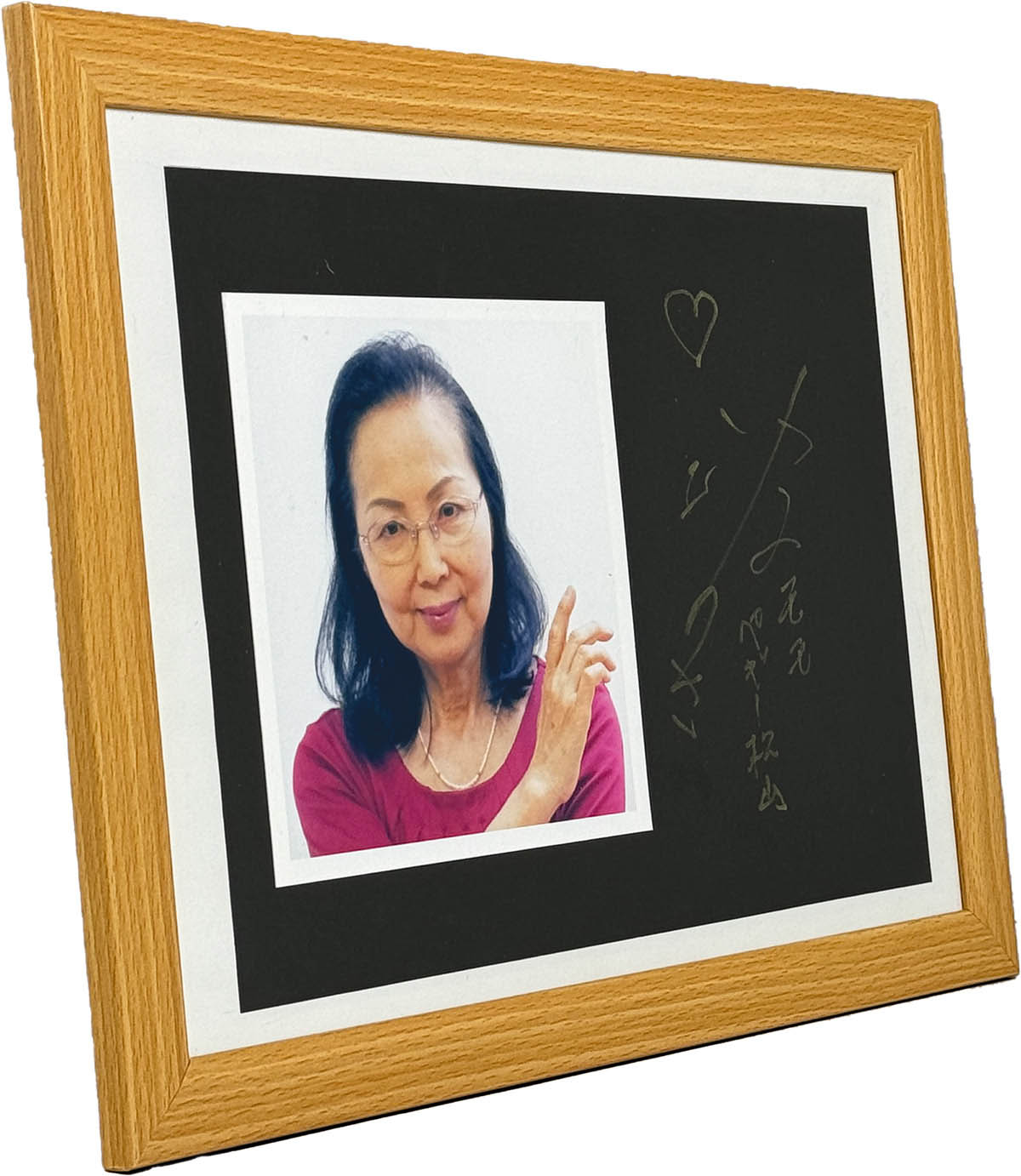 2153] 小牧リサ 直筆サイン入りフォト「秘密戦隊ゴレンジャー」