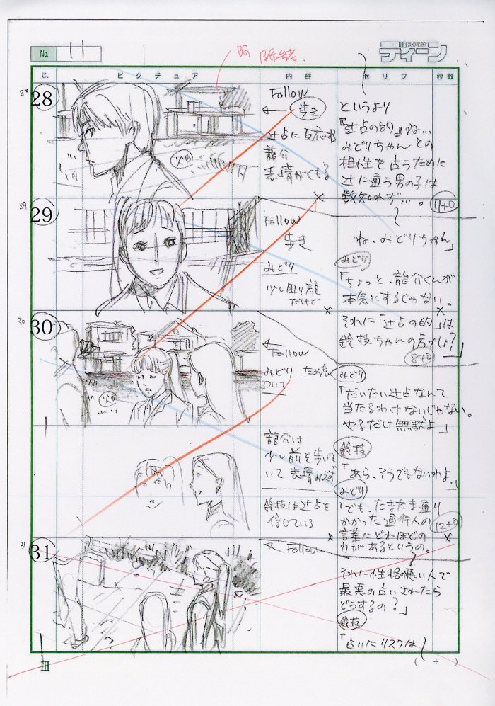 伊藤潤二 「コレクション」 絵コンテ・設定