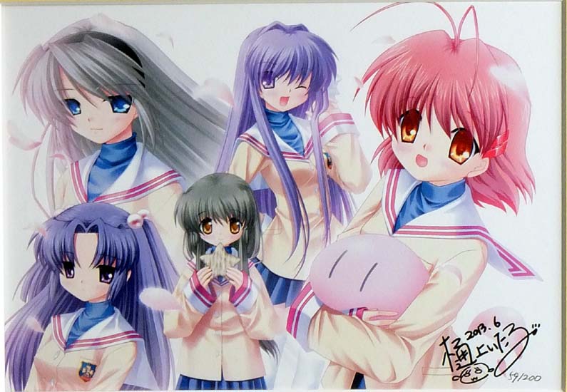 樋上いたる カラー複製イラスト「CLANNAD」