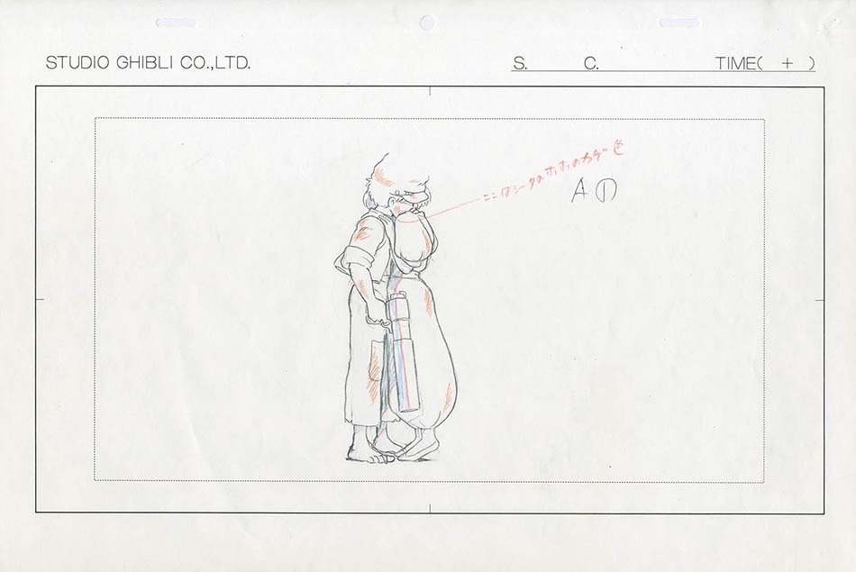 天空の城ラピュタ修正ラフ原画
