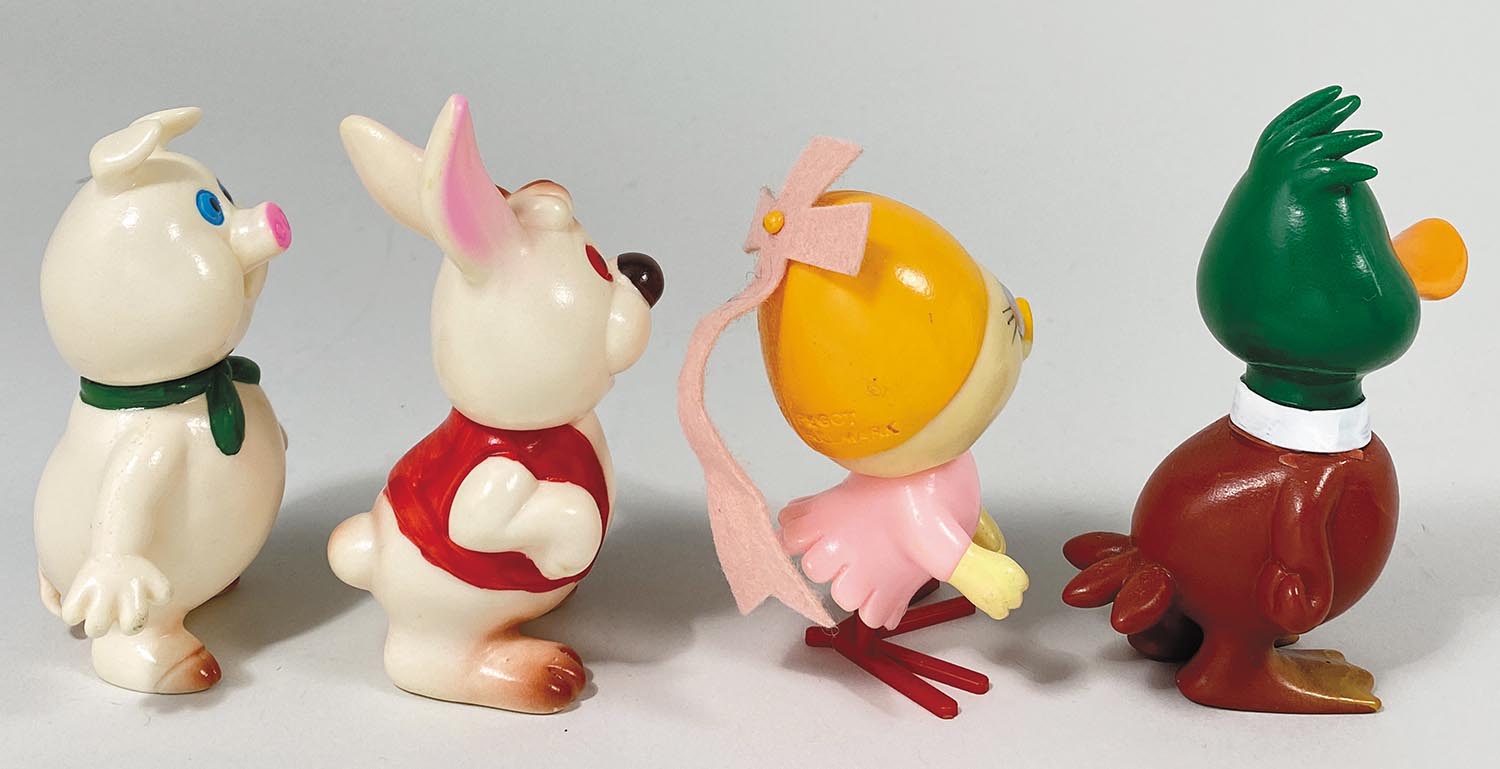 アンティーク】ブルマァク カリメロ チェシラ＆プリシラ ソフビ人形 2