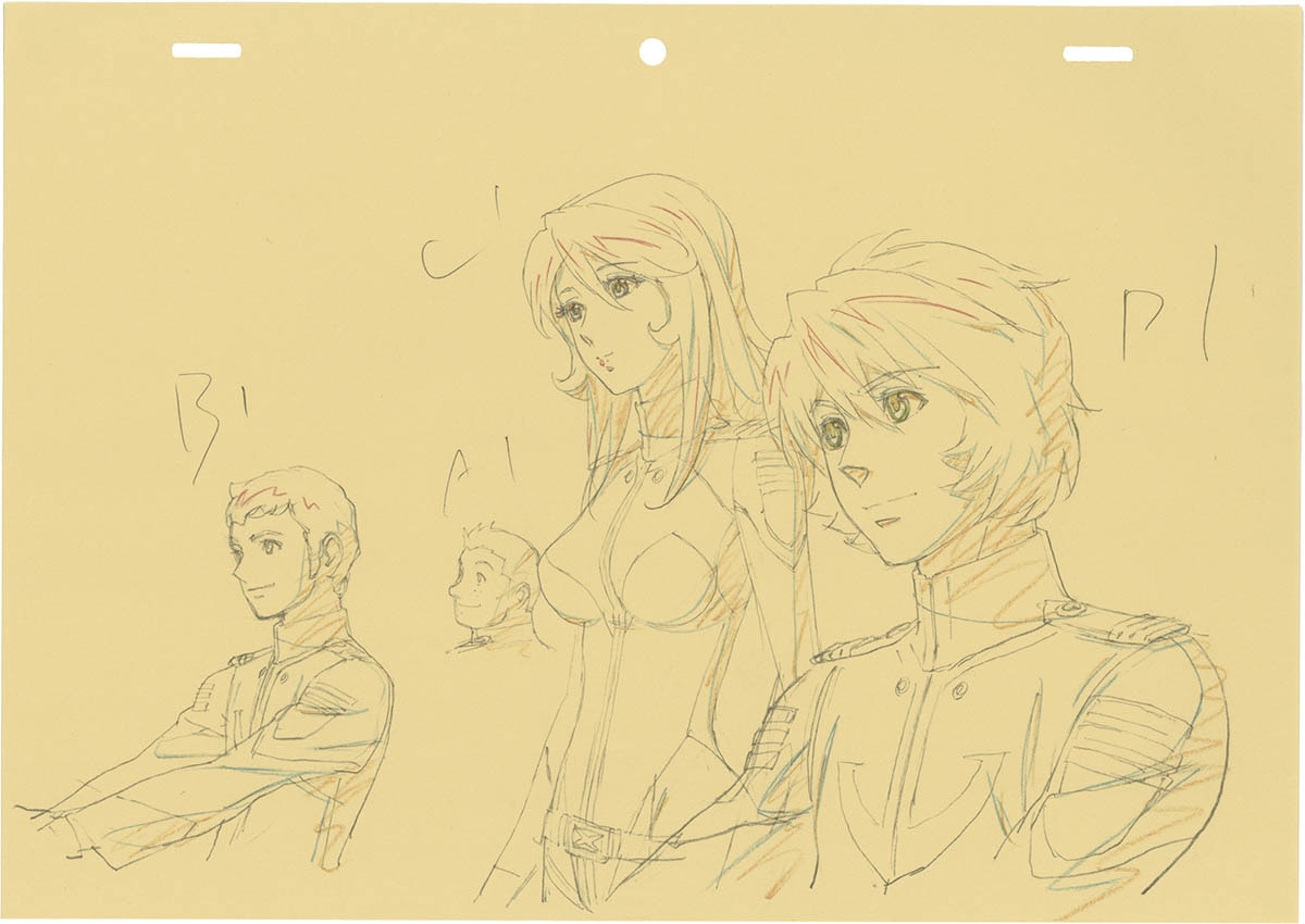 2878] 結城信輝 複製原画4枚「宇宙戦艦ヤマト2199」