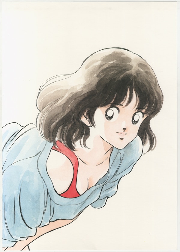 PG-7968]タッチ カラー複製イラスト あだち充