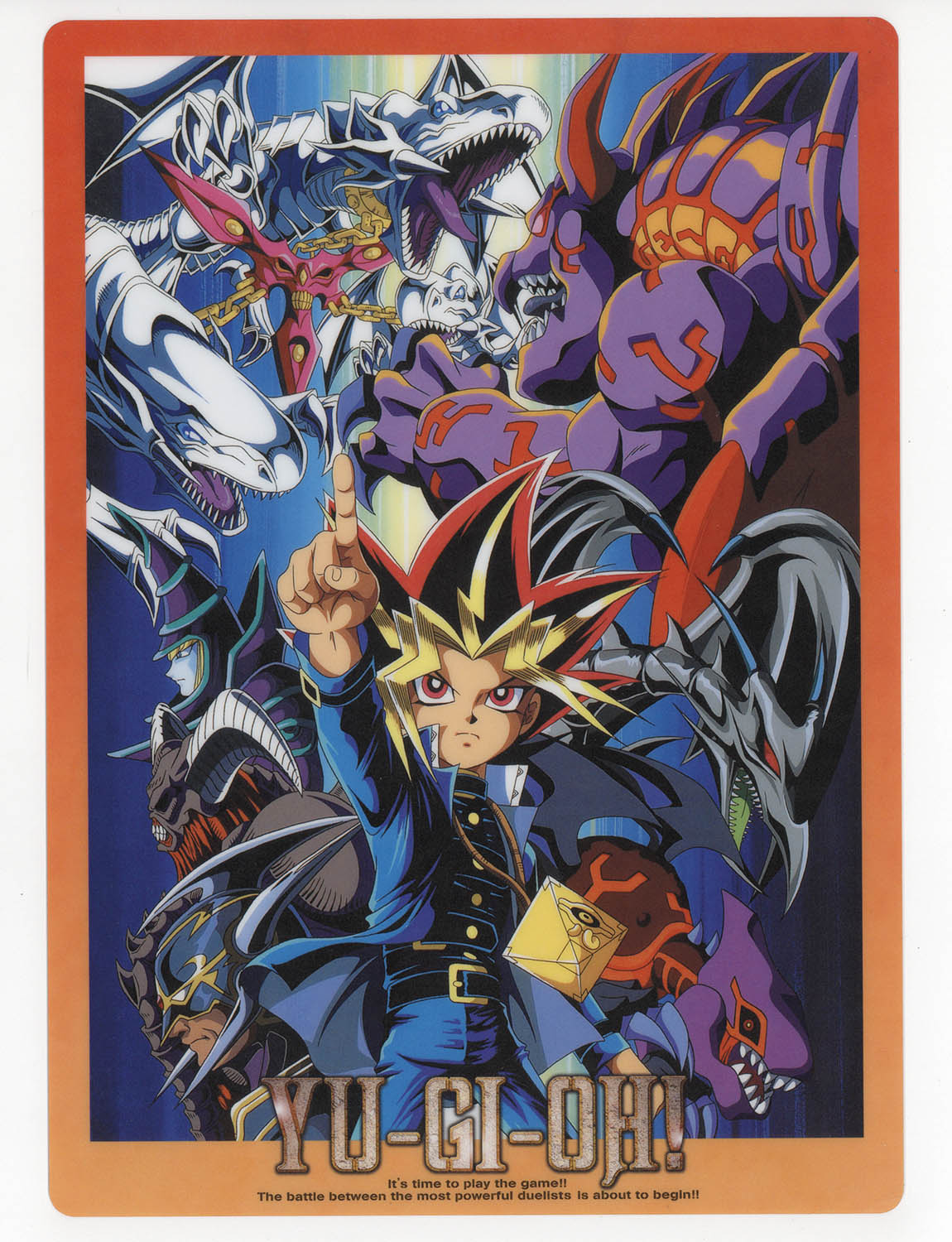 5025] 東映版遊戯王 下敷き【0399G】