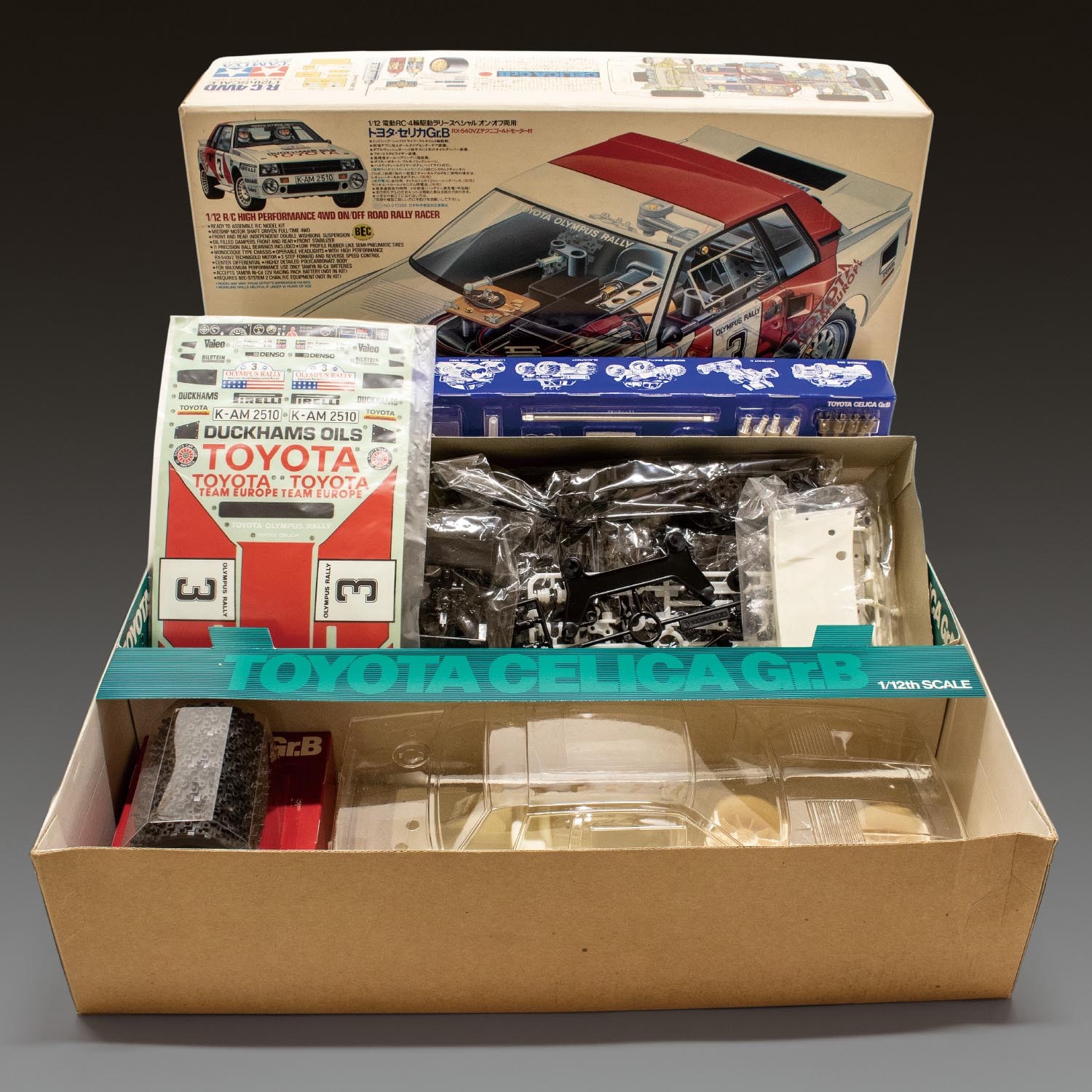 タミヤ 1/12 電動R/C トヨタセリカ Gr.Bラリースペシャル