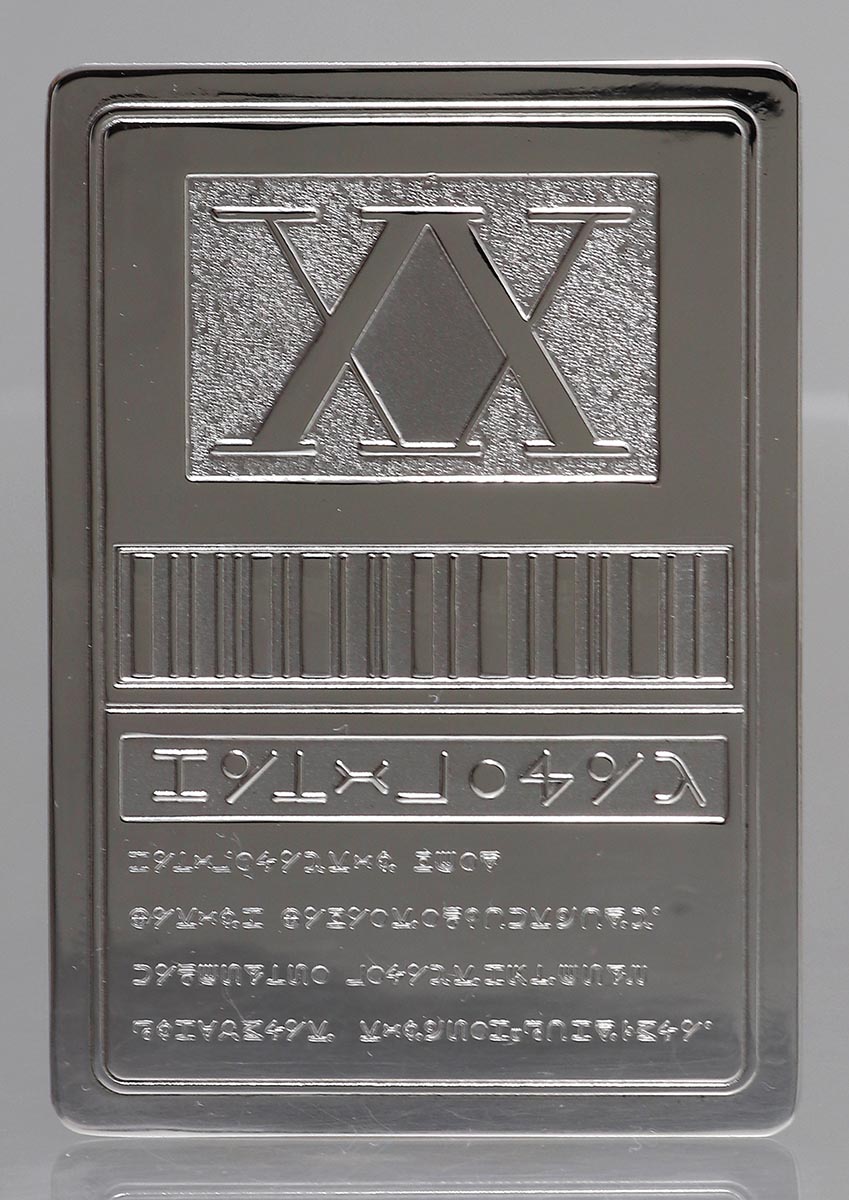 モンスト HUNTER×HUNTERコラボ プラチナ製ハンターライセンス