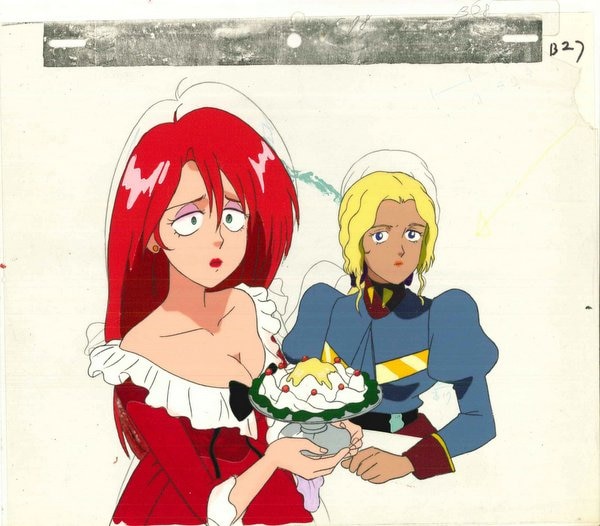 ふしぎの海のナディア グランディス/エレクトラ セル画