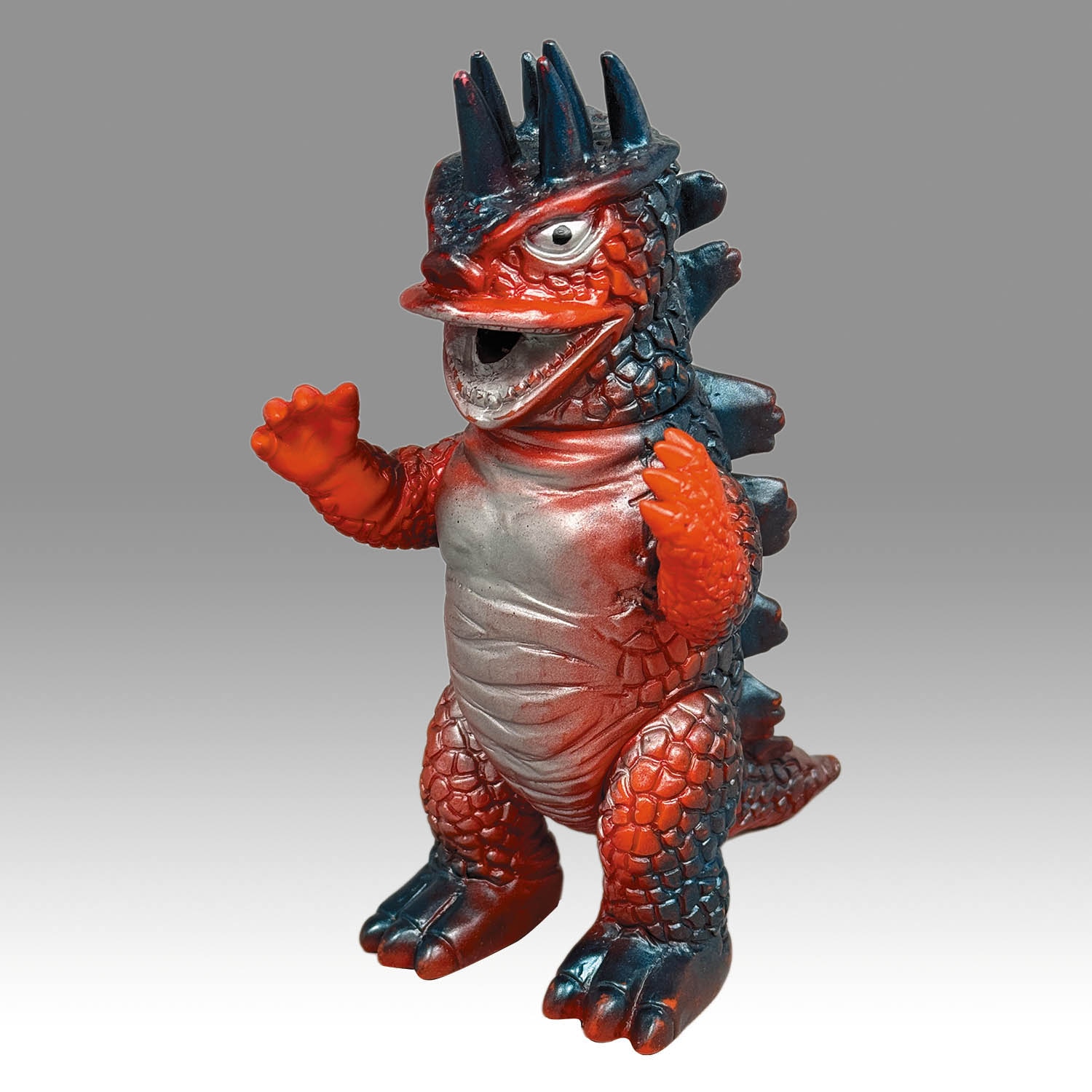 2272] 火をふく恐竜 原始怪獣シリーズ 6本角 足先紺塗装