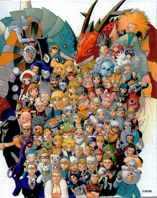 雷句誠 カラー複製イラスト 金色のガッシュ!!