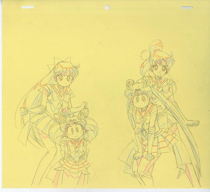 美少女戦士セーラームーン 原画 セーラー戦士