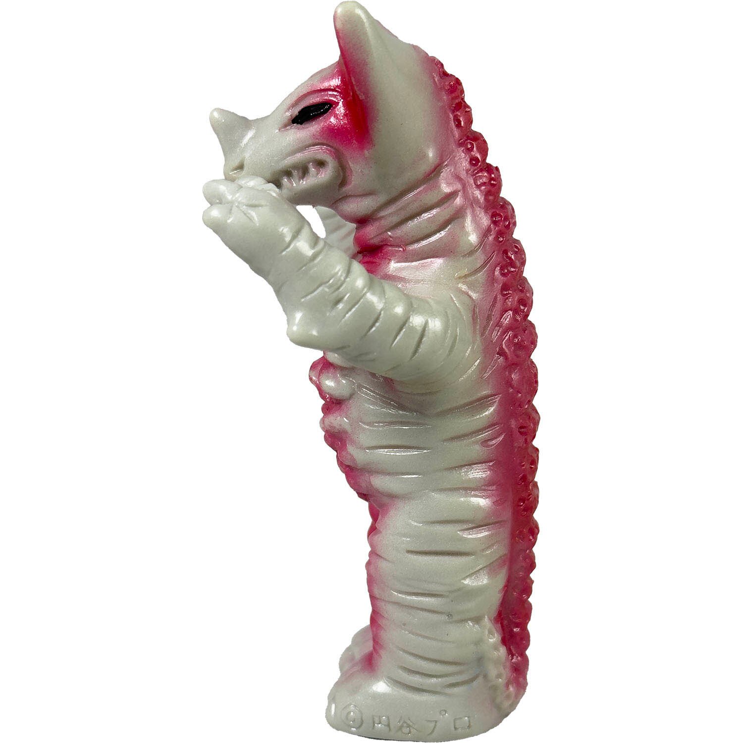 1325] 怪獣ジャンボ 指人形 ゴモラ 灰色成型 赤