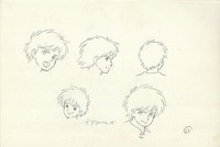 3352] 天空の城ラピュタ ラフ原画 / 直筆:宮崎駿