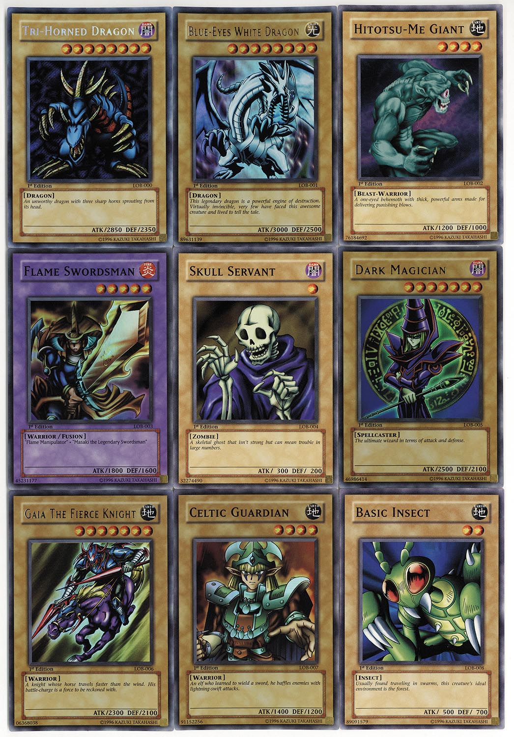 6281］ 遊戯王カード LOBアジア版全126種セット