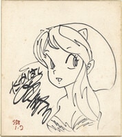 立川恵直筆色紙[怪盗セイント・テール]