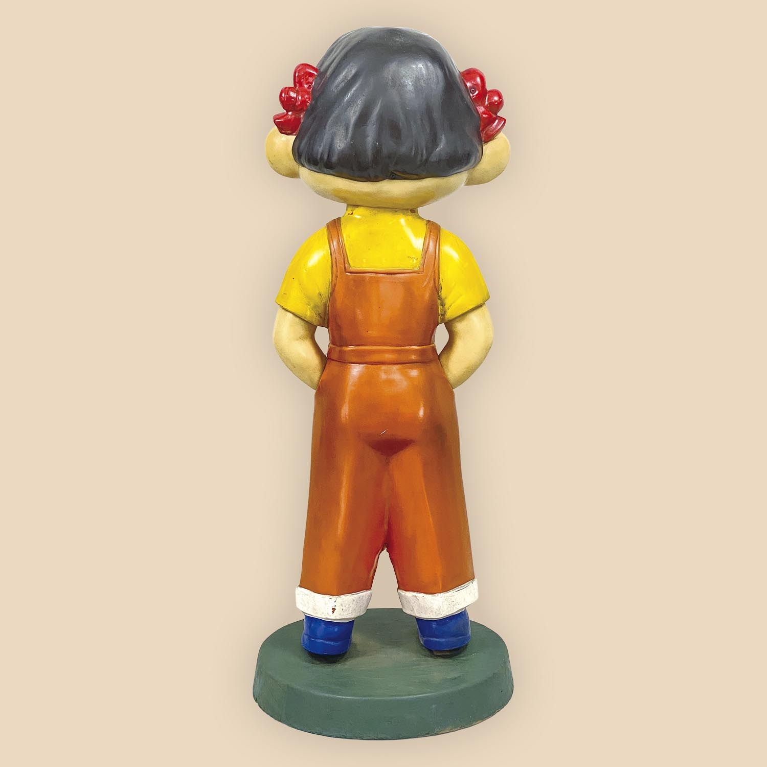 1022］ 不二家 店頭用首振りペコちゃん 木製台座