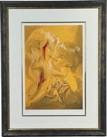 4165] 萩原一至 直筆サイン入りカラー複製イラスト「BASTARD!!」