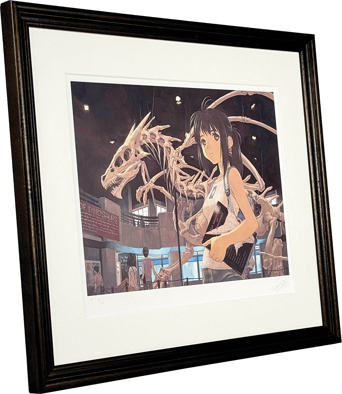 4162] 田中久仁彦 直筆サイン入りカラー複製イラスト 「あるありえない