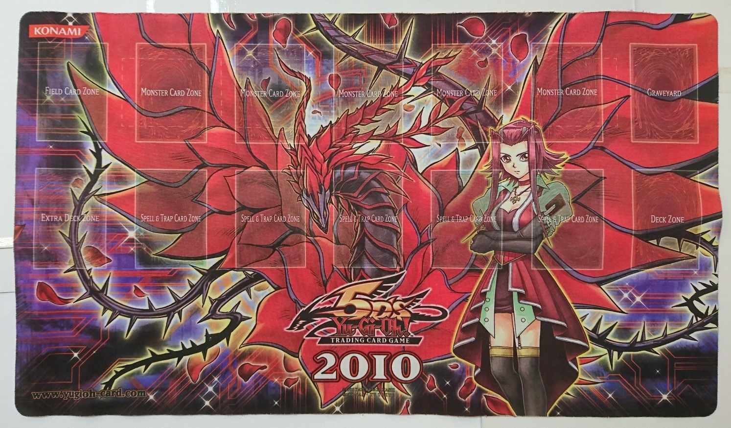 あ*ラ様 新品未使用 在庫ラスト ブラックローズドラゴン プレイマット