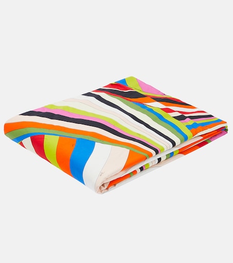 Abstract cotton beach towel in multicoloured - Pucci | Mytheresa