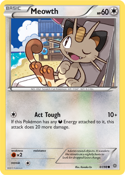 Meowth (061/98) | Pokémon | MYP Cards