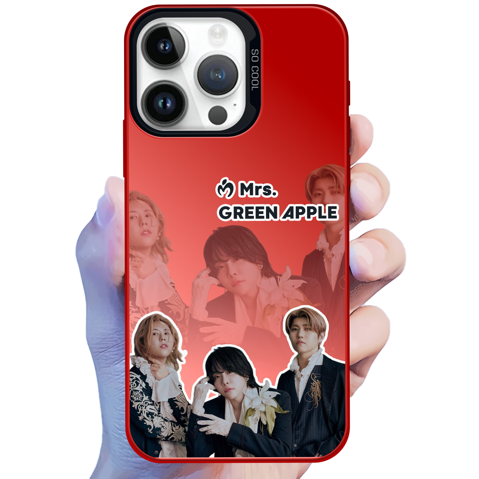 MrsGREENAPPLE グッズ |レーザーグラデーションスマートフォンケース