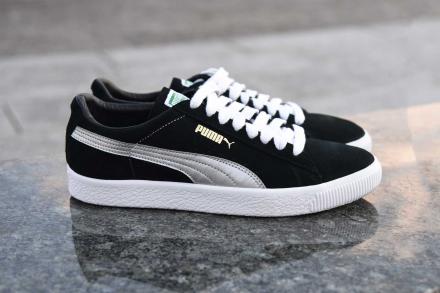 プーマ スエード 90681S ブラック/シルバー (366102-01) - スニーカー