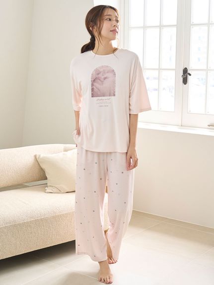 総柄ロングパンツ(ロングパンツ)｜スナイデルホーム｜SNIDEL