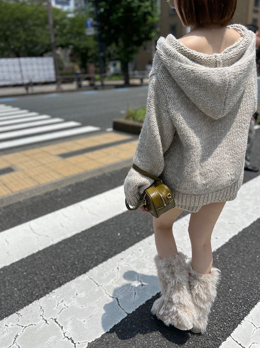 レースアップファーブーツ(ブーツ)｜シューズ｜SNIDEL(スナイデル)の