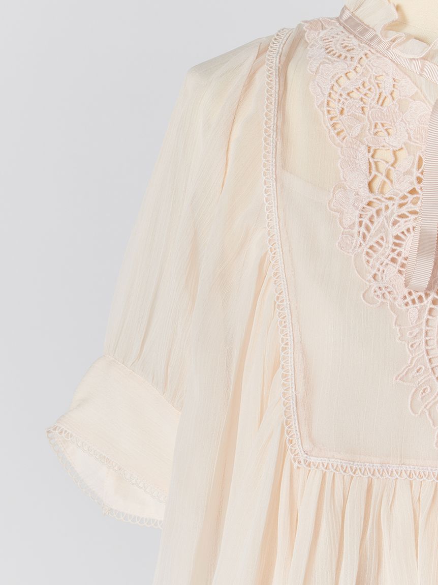 エンブロイダリー楊柳ブラウス(ブラウス)｜トップス｜SNIDEL