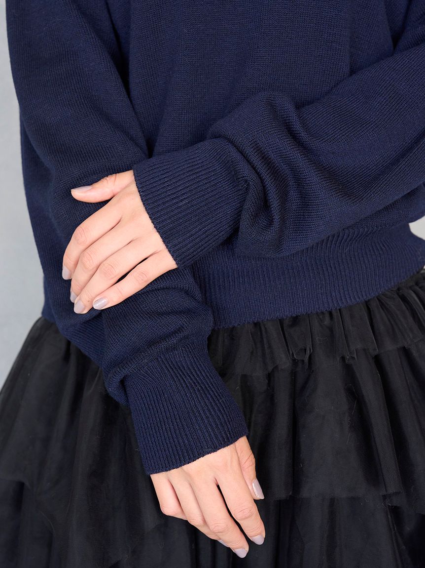 リボンベアスキッパーニットプルオーバー(ニット)｜トップス｜SNIDEL