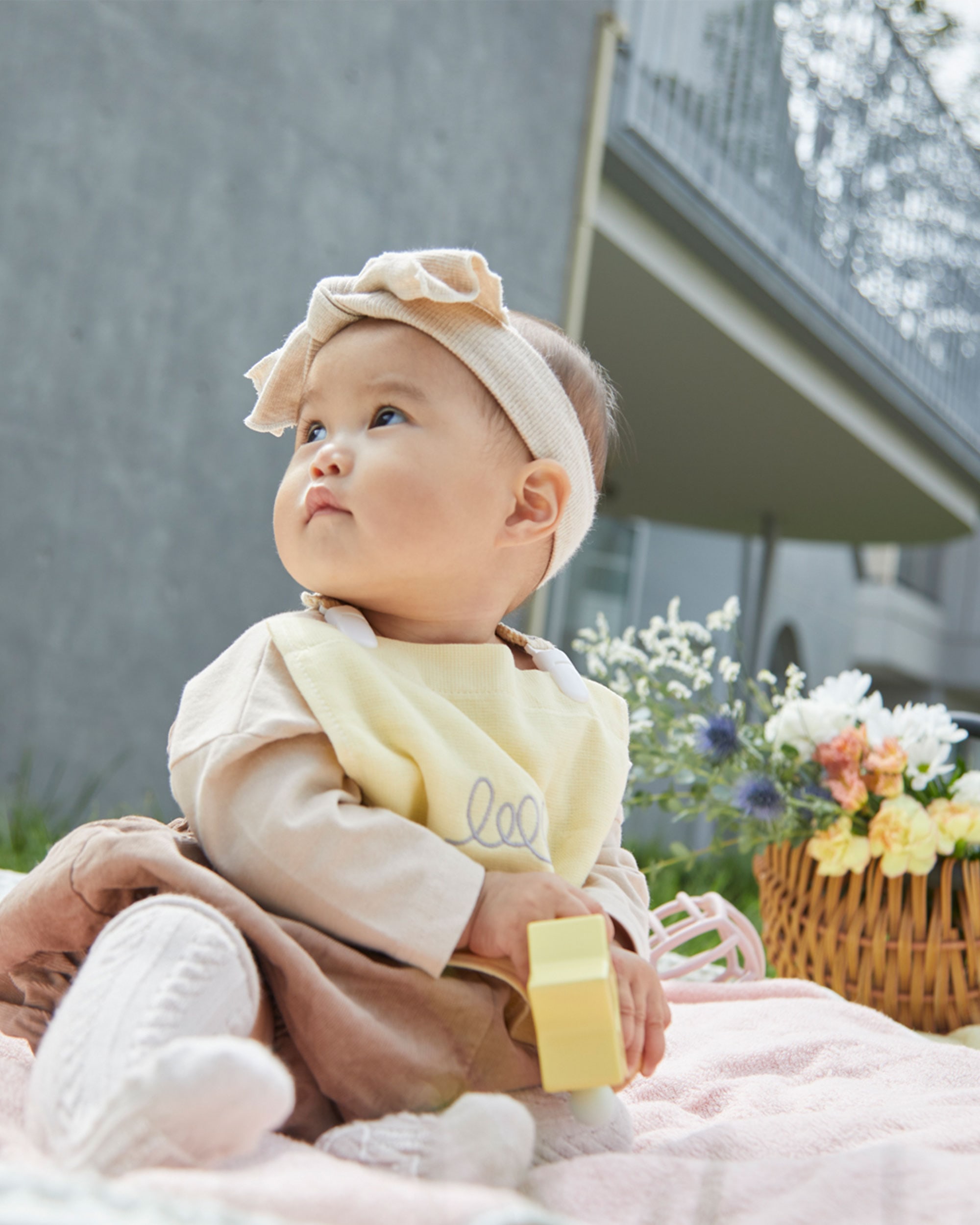 Fais moi calin！ little baby mini＋doudou (スタイハンカチ＋ミニ