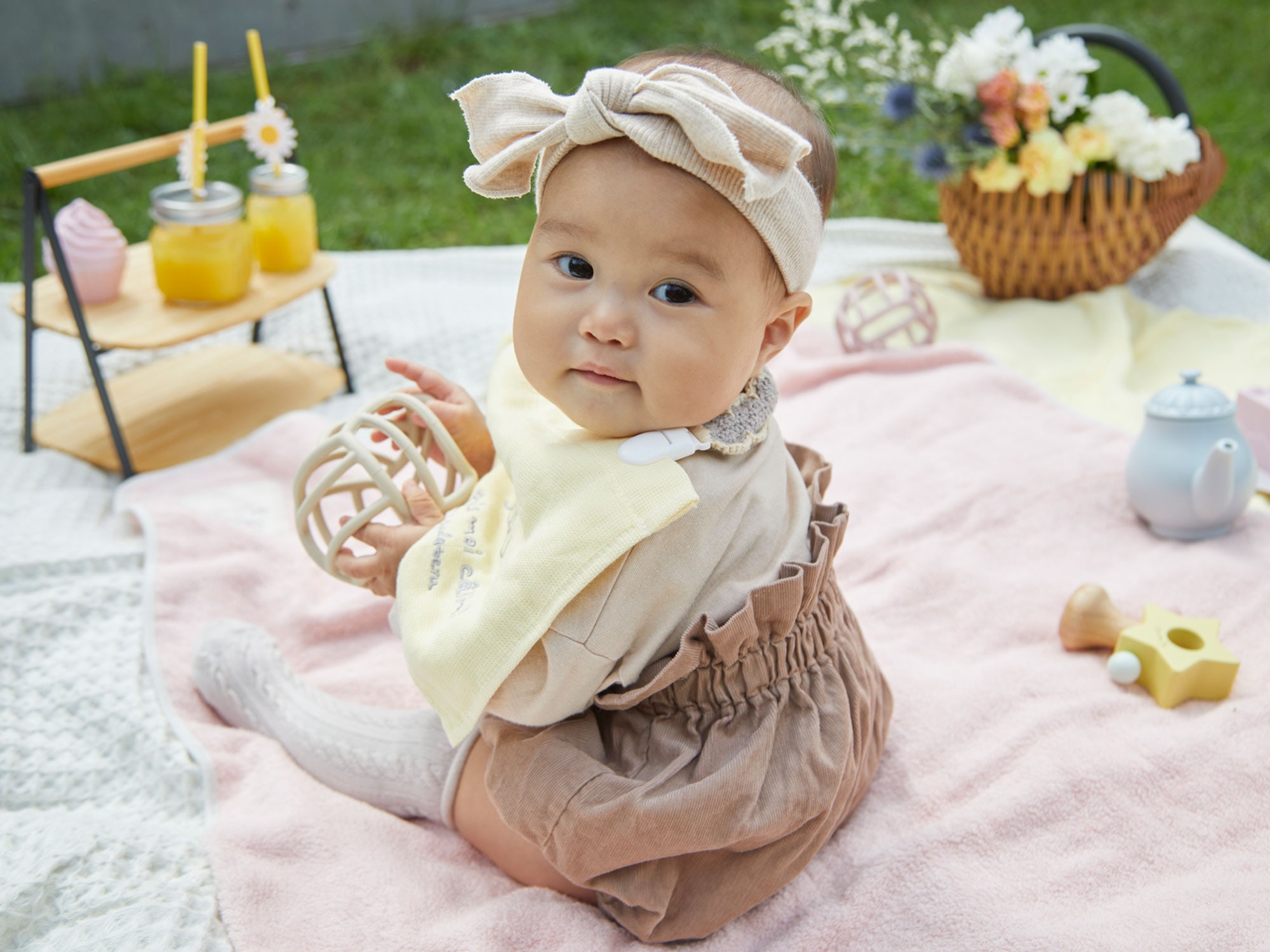 Fais moi calin！ little baby mini＋doudou (スタイハンカチ＋ミニ