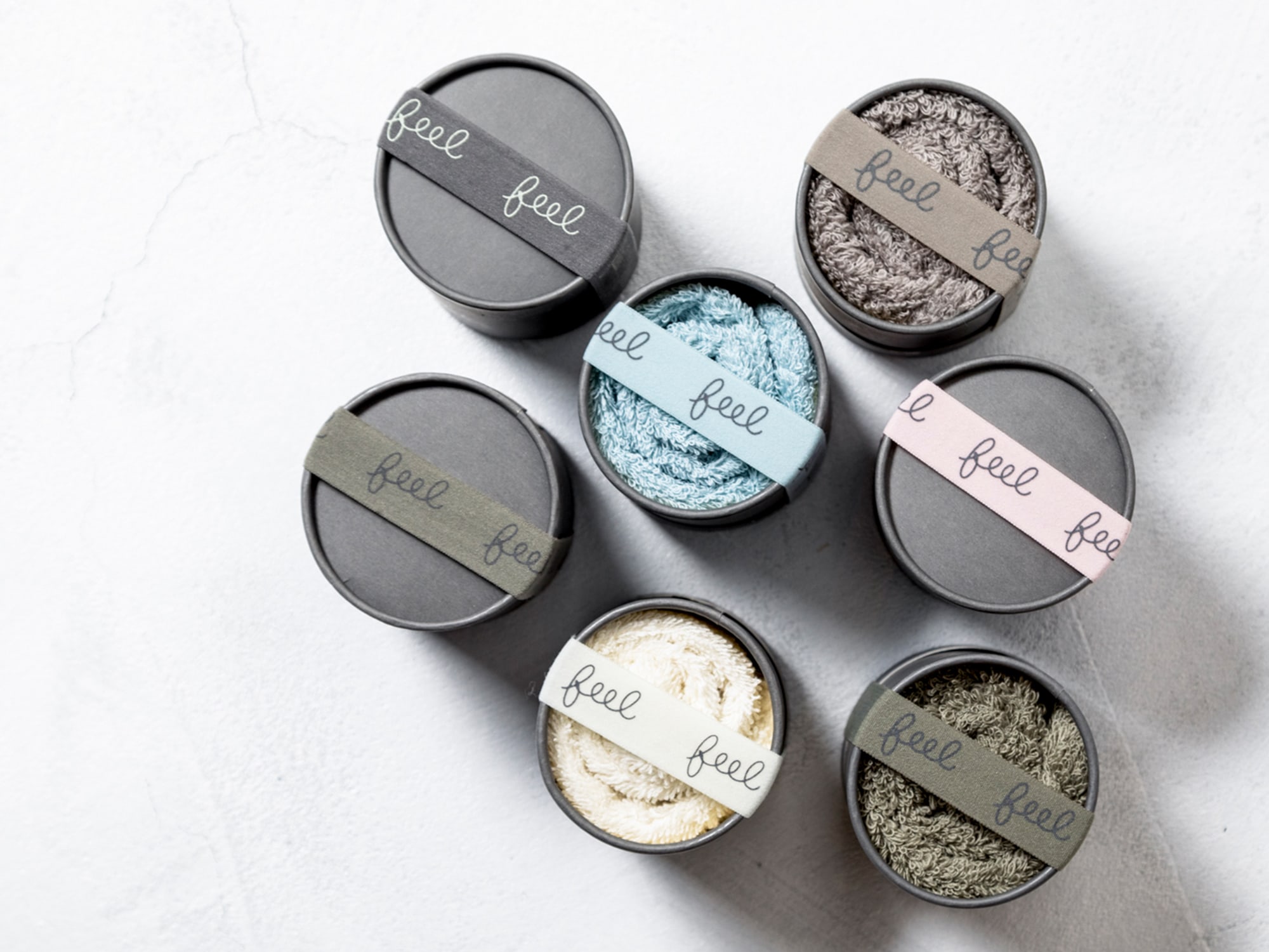 feel〈gentle night〉プチフェイスタオル+クレイド ギフトセット