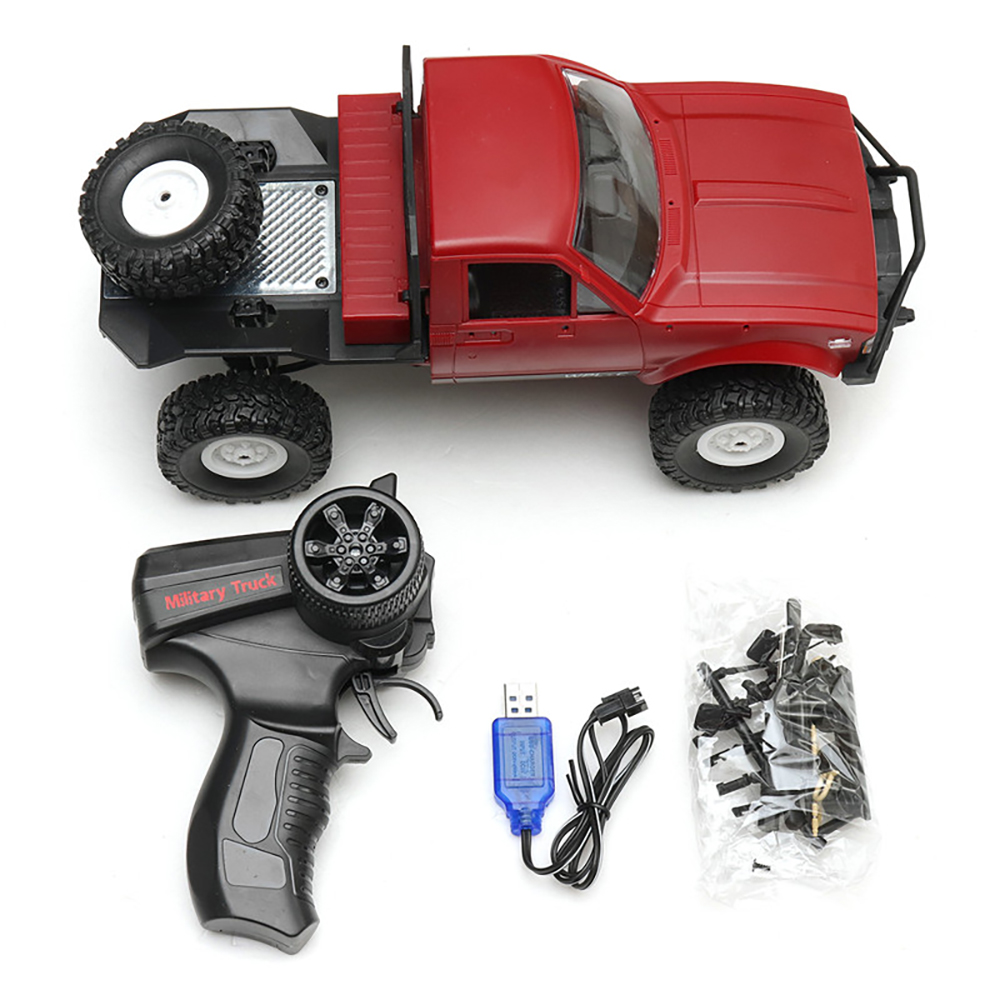 WPL C14アップグレード1/16 2.4G 4WDオフロードRCミリタリーカーロック