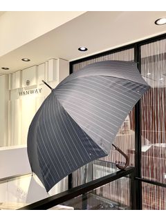 雨傘】ハンウェイ (HANWAY) Airport stripe ストライプ メンズ 長傘
