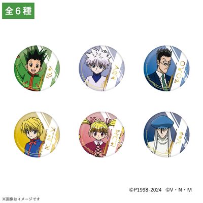 HUNTER×HUNTER』 トレーディング 箔押し缶バッジA(6種) BOX | 日テレ