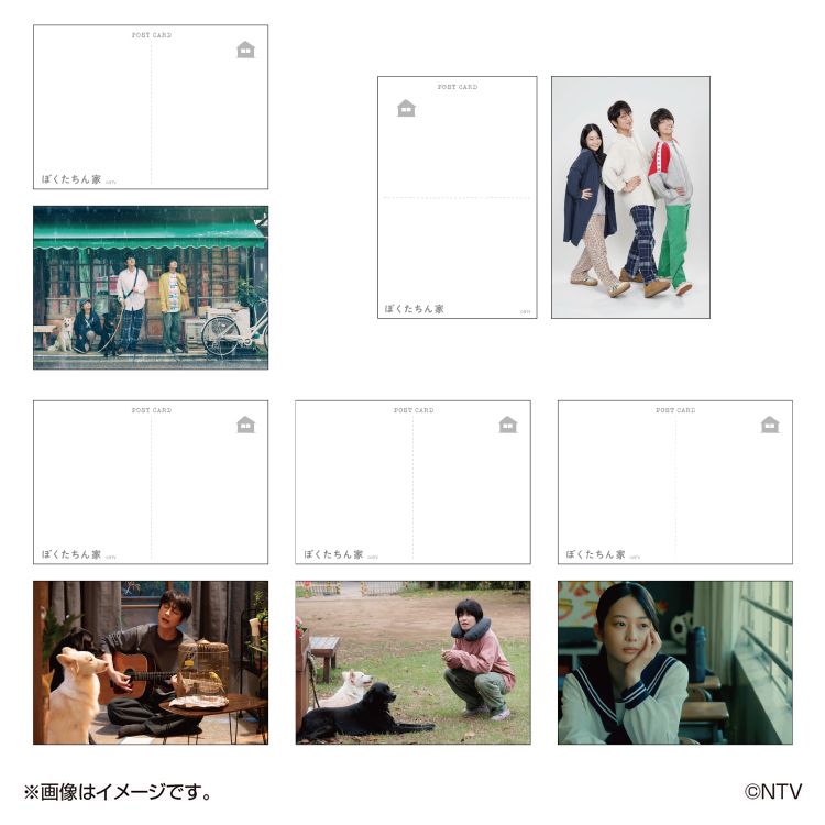 ぼくたちん家 ポストカードセット | 日テレポシュレ本店 日本テレビの