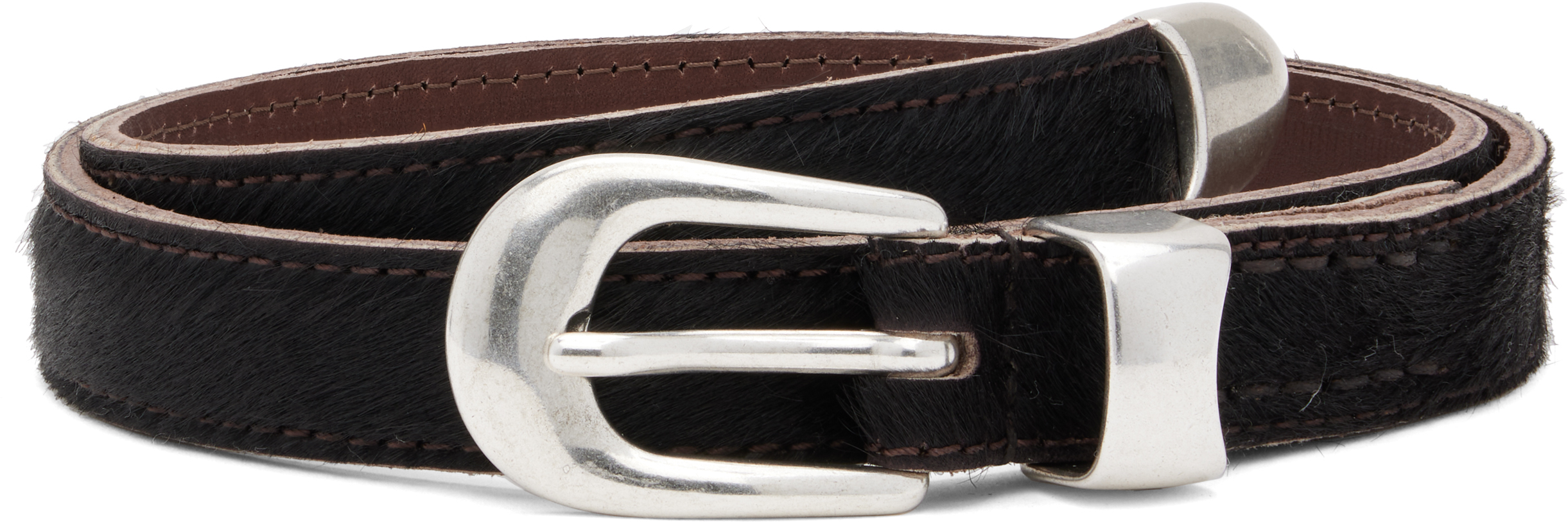 Brown 2 CM Belt by OUR LEGACY on Sale