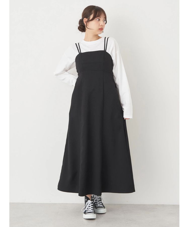 ダブルストラップキャミワンピース/earth music&ecology（アース