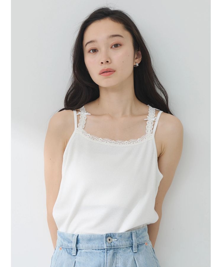 リボンホルターネックキャミソール/earth music&ecology（アース