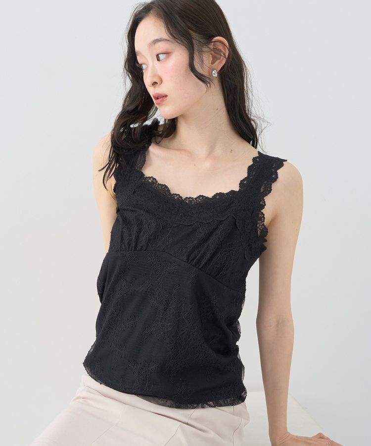 総レースキャミソール/earth music&ecology（アース ミュージック