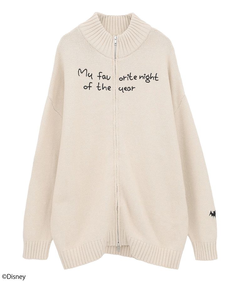 ナイトメア/ダブルジップニットカーディガン/earth music&ecology