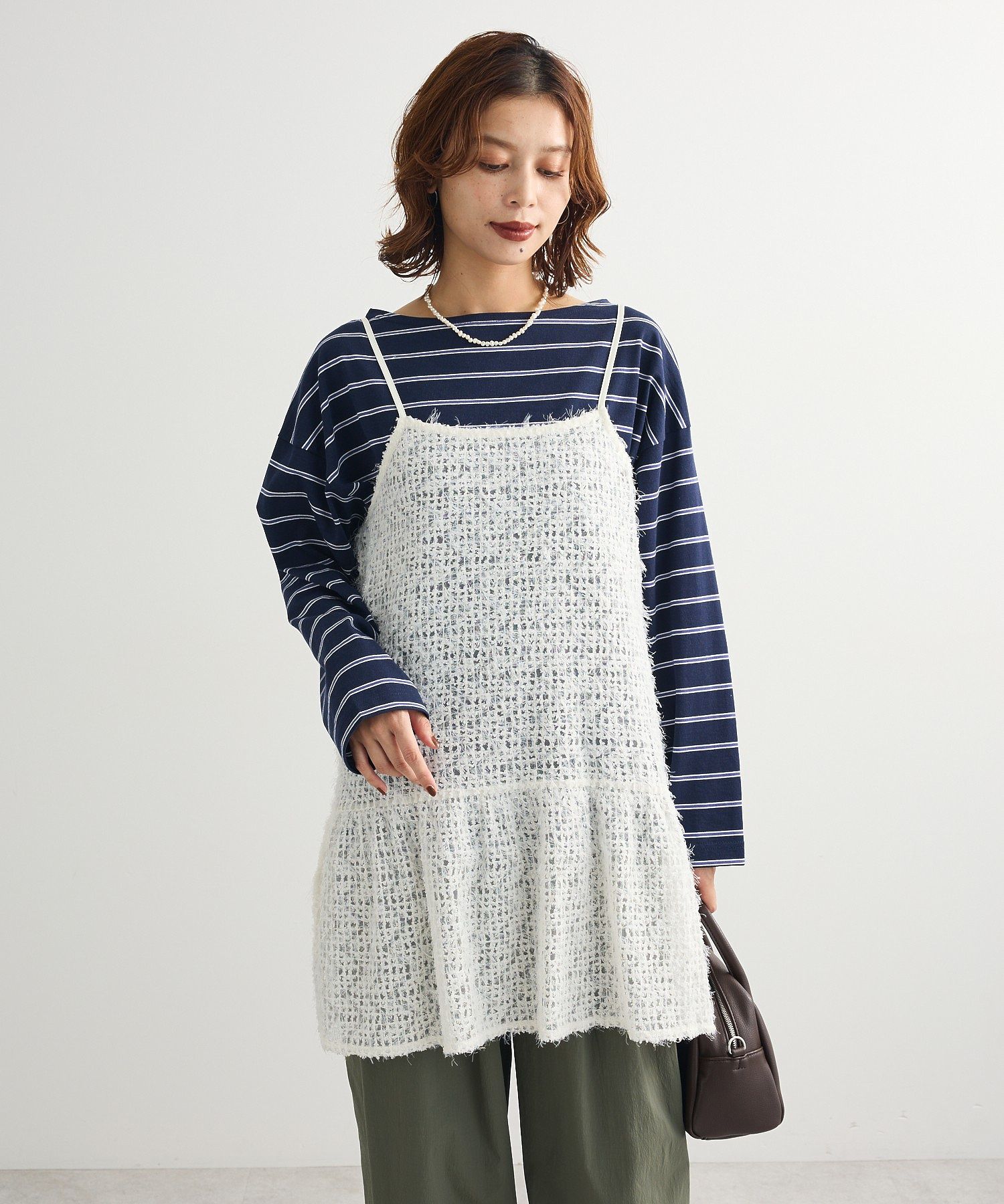 レースキャミチュニック/Green Parks（グリーン パークス）のタンク