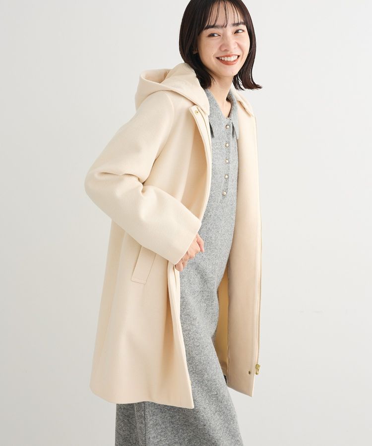 2wayフード取り外しAラインコート/Green Parks（グリーン パークス）の