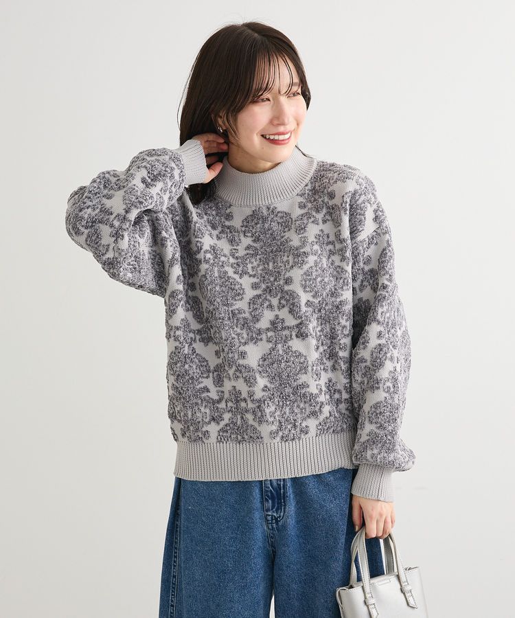 swing by アラベスクジャカードニット/Green Parks（グリーン パークス