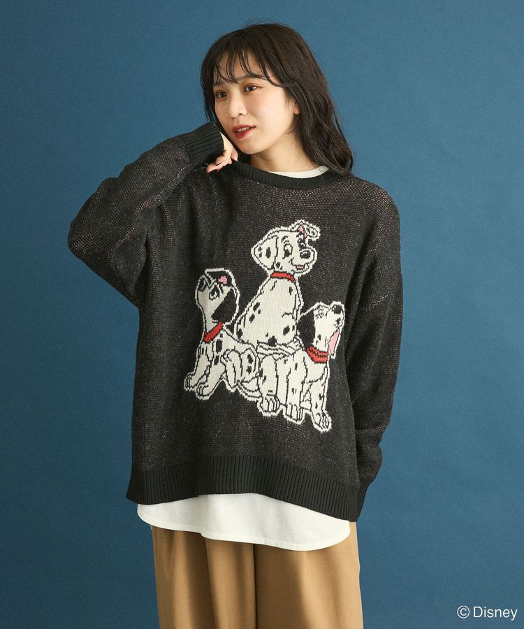 101匹わんちゃん/ジャガードニット/Green Parks（グリーン パークス