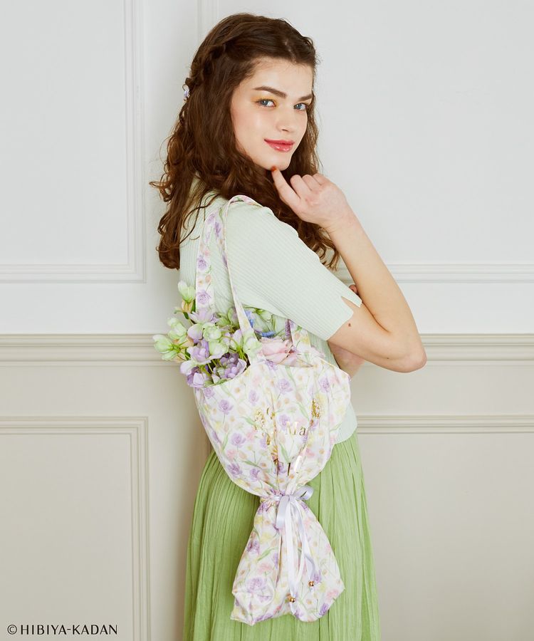 日比谷花壇コラボ ポケッタブルトート/Maison de FLEUR（メゾン ド