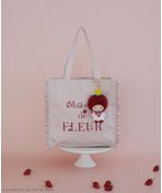 いちご新聞 フリルトートバッグ/Maison de FLEUR（メゾン ド フルール