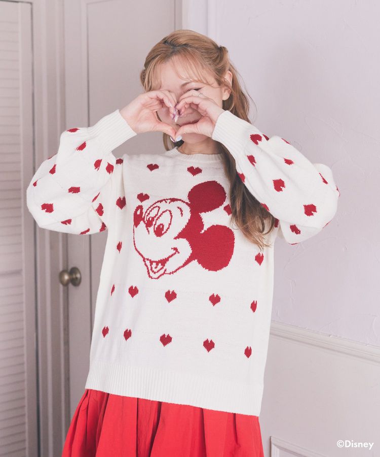 ミッキー/ジャガードニットプルオーバー/Areeam（アリーム）のニット