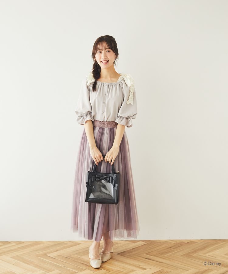 ミニー&フィガロ/ショルダー付きリボンバッグ/Areeam（アリーム）の